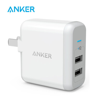 

Anker Two-port USB charger white24W with two ports