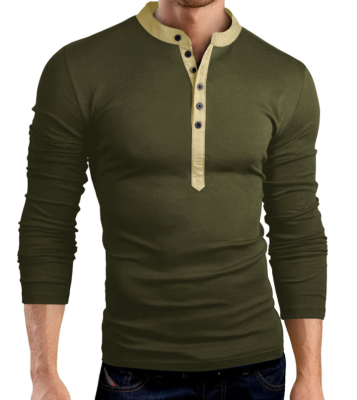 

Male 2017 Brand Long Sleeve Solid Color Fashion T Shirt V-Neck Slim Men T-Shirt Tops Fashion Mens Tee Shirt T Shirts