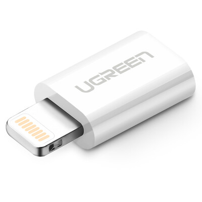 

Зеленое яблоко с аутентификации MFI Andrews передачи головки адаптер Lightning Micro USB кабель для зарядки свою очередь поддерживает iPhone5 / 6s / 7 Plus / 20745 Белый Скины