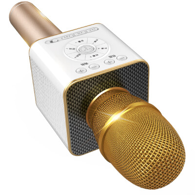 

Tucson 04 mobile phone microphone K song sing it all K song Bluetooth wireless microphone anchor live microphone dedicated champagne gold