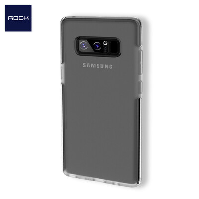 

Локк (ROCK) Note8 Samsung телефон оболочки note8 прозрачный черный отличной серии сильное сопротивление падение защитный рукав силикона мягкой оболочки щита