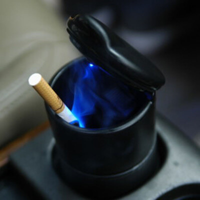 

Cars Cigarettes Mini Ashtray Led Luxury Accessories Car Interior Creative Light High Quality Portable