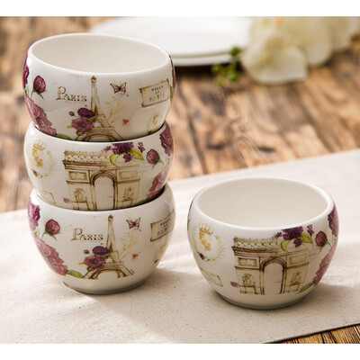 

A Ting American Style Printing Ceramic Bowl Sets 4 Inchs