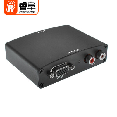 

Rui Hao REVOFREE CY289 VGA to HDMI Converter HD Audio port Computer Notebook VGA Line Projector TV Cable Female to mother