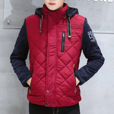 

Winter New Cotton Young Men 's Short Hooded Men' s Coat Coat