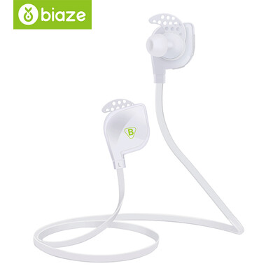 

BIAZE Wireless Sport Stereo Bluetooth Headset Music Headset Universal Bilateral Ear Hanging Ear Ear D01 White