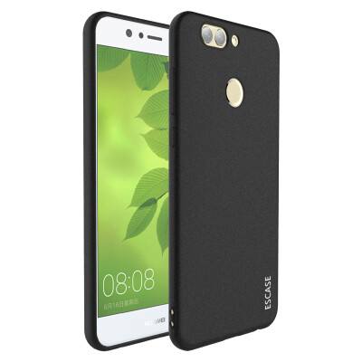 

ESCASE Huawei nova2 phone shell matte soft shell all-inclusive drop protection case elegant black