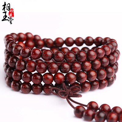 

Phase Yutang Full starHigh density materialSmall leaf red sandalone hand string 6mmRosary bracelet Male&female modelsBuddha b