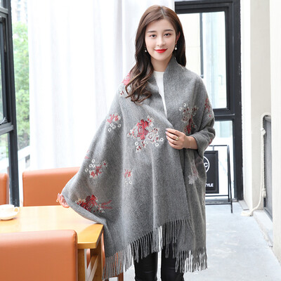 

STORY Of SHANGHAI Ladies' Woolen Scarves Wrinkled Shawls