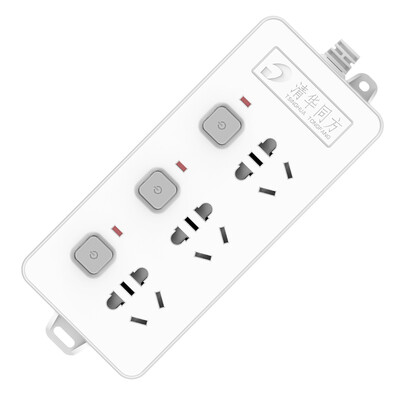 

Tsinghua Tongfang TF533 full-length 1.8 m three-socket with child protection door sub-control switch converter socket / platoon / plug-in board
