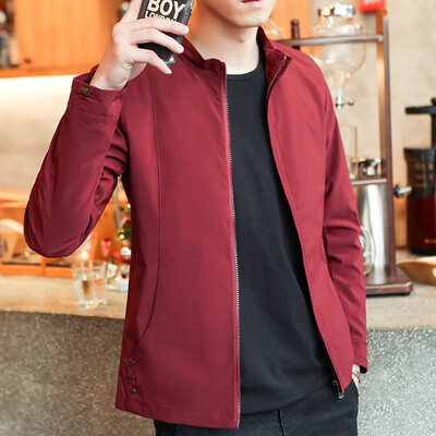 

Autumn new fashion casual self-cultivation jacket collar men's youth autumn and winter jacket as a gift for men