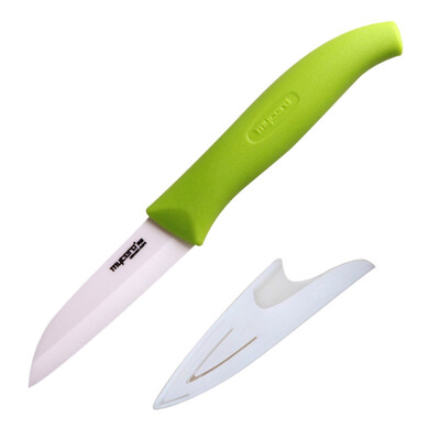 

USC MYCERA ceramic knife 3 inch cut fruit knife mini portable portable fruit knife peeler complementary knife green EZ3F
