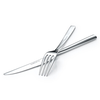 

LUCUKU 304 stainless steel Western table steak knife and fork two-piece suit enjoy tablewa