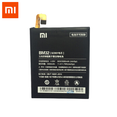 

Оригинальная батарея сотового телефона Xiaomi Mi 4 3080mAh BM32 Защита литиевых батарей высокой емкости PCB Lithium Polymer