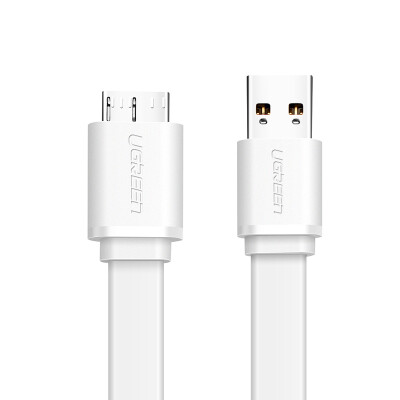 

Green Union Samsung note3 / s5 data cable charging line mobile hard disk data cable Micro USB3.0 mobile phone charger cable 1 m 30696 white