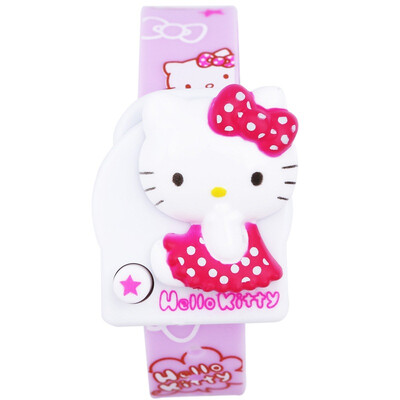 

Hello Kitty (HelloKitty) КИ-цифровые часы дети часов часов сладкого курсистках HK264F кристаллическая фиолетовые