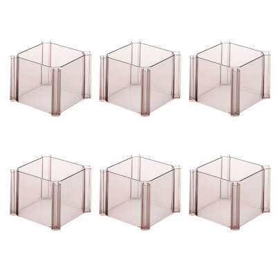 

6Pcs Plastic Drawer Organizer Lingerie Underwear Socks Storage Box