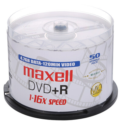 

Maxell DVD R 16 speed 47G audio&video series Jingdong special for the barrel 50 record disc