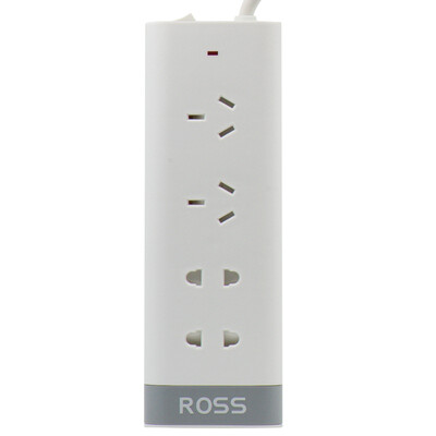 

ROSS C1818 four four-hole children&39s protection energy-saving fire socket plug-in board plug row row plug board board-line switch socket length of 18 meters
