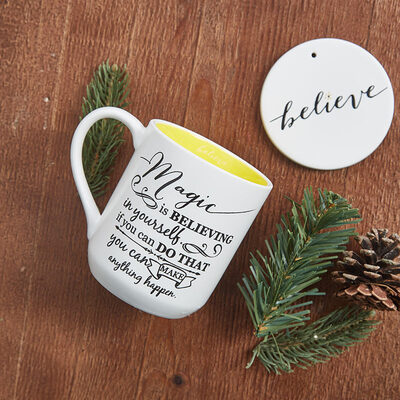 

A Ting Ceramic Coffee Mug Milk Cup with Gift Box