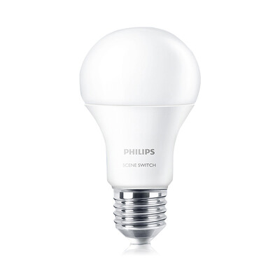 

Philips (PHILIPS) сегментированная лампочка светодиодная лампа 9W большая винтовая вставка E27 три секции света 3000k теплый белый