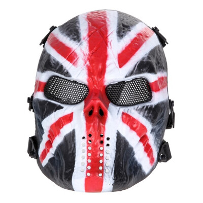 

Protection Skull Mask Airsoft Paintball Full Face Mask Army Games Mesh Eye Shield Costume for Halloween Cosplay Party Decor