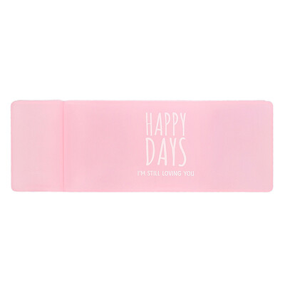

kinbor double open pencil box transparent matte box student supplies black KZB23822