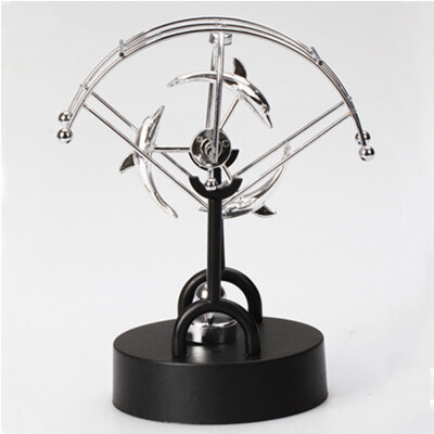 

Electric Newton Physics Balance Pendulum Newton's cradle Desk dolphin Figurine Ornament Perpetual Motion Instrument Globe 650290