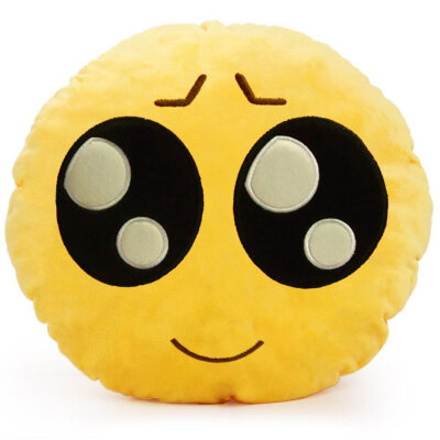 

Cute Emoji Plush Pillow Round Cushion Toy Gift for Friends/children