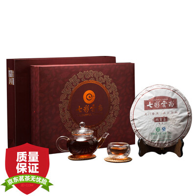 

Colorful Yunnan tea Pu'er tea Pu'er tea cooked tea Ruigong Chun tea gift box 357g
