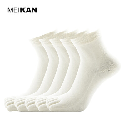 

5 Toe Socks Men Cotton Ankle Socks White Cheap Wholesale Socks Non-slip Yoga Colorful Finger Socks