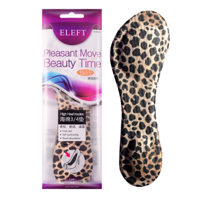 

ELEFT sponge 34 pad ladies 7 points mat slip non-slip code brown leopard