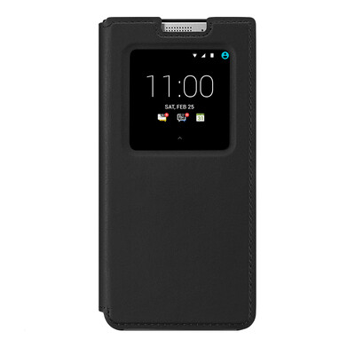

Black KEYone Leather Window Flip Cover