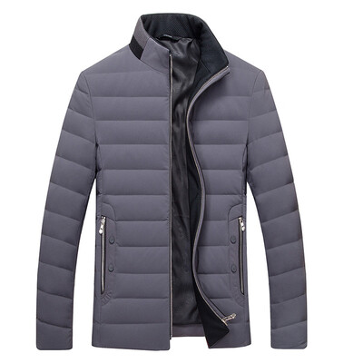 

Men 's thick down jacket collar collar in the young winter warm jacket as gift for men