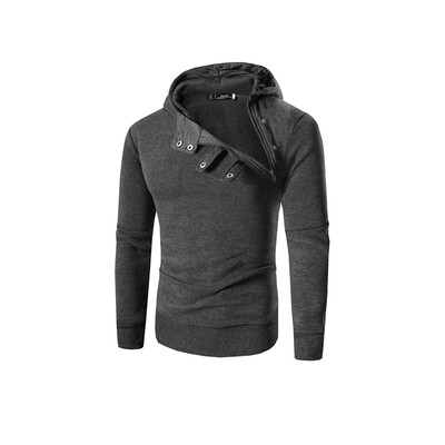 

Brand 2017 Hoodie Solid Color Oblique Zipper Hoodies Men Fashion Tracksuit Male Sweatshirt Off White Hoody Mens Purpose Tour 3XL