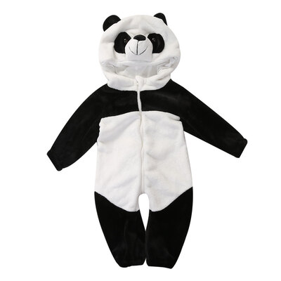 

Newborn Baby Boys Girls Panda One Piece Long Sleeve Cotton Rompers Clothing Set