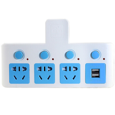 

Защита детей дверь с тремя отверстиями бит Tongfang TF-134-USB + с двумя 4-х гнездо под контролем точки переключения USB