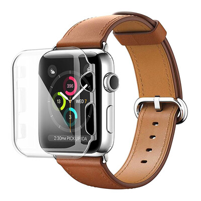 

BIAZE apple watch2 protective cover 38mm Apple watch protective cover screen transparent shell steel scraping for Apple watches second generation JK170