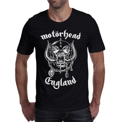 

2017 MEN BONE Mens Fashion personality T-Shirts with shirt sleeve motorhead pattern
