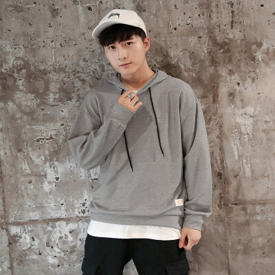 

Autumn new men's sweater long sleeved Pullover Hooded youth student leisure coat tide