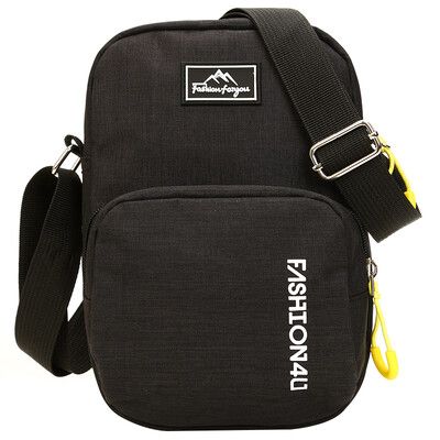 

Farsi F4Y men&39s shoulder bag casual sports Messenger bag Korean ipad mini portable tide bag JS-0523 black