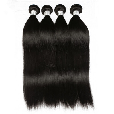 

Rosa Hair Products Malaysian Straight Hair 7A Unprocessed Straight Virgin Malaysian Hair Bundle 4pcs/lot 100g/pc Remy Hair