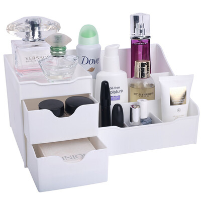 

Mooncolour Makeup Vanity Organizer Белый с 9 отсеками