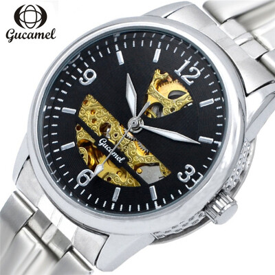 

2017 Luxury Brand Stainless Steel Watch Men Business Casual Automatic Watches Military Mechanical Wristwatch