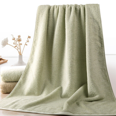 

Montagut towel home textiles Xinjiang long-staple cotton towel thick water simple&comfortable G green 539g 70 140cm