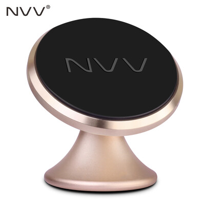 

Подставка для автомобильной подставки NVV SC-Z2 центральная консоль для магнитных кронштейнов Apple Huawei просо телефон клип золотой