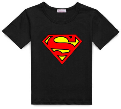 

2017 Cotton Kids Boys Superman T-Shirt Short Sleeve Children Tees Costume Top CA