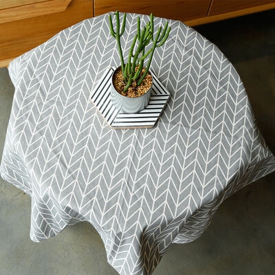 

Yuan Yuan wind direction tablecloth modern minimalist tablecloth Nordic style home fabric fresh square 8585cm