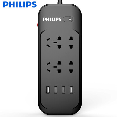 

Philips (Филипс) новый национальный стандарт 4USB + 4 бит гнездо молнии перенапряжения 1,8 м / перегрузка подключи полоса дверь панель / сопротивление монтажной платы SPS5414K / 93