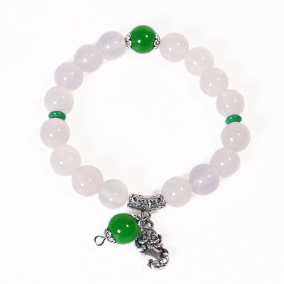 

JingTian jewelry Agate bracelet strings for fuxin Simple&elegant Female of agate jade medullary bracelet 10mm